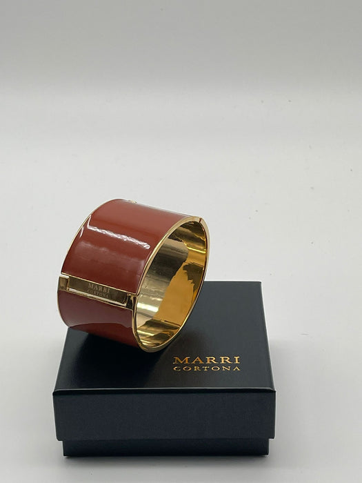 Bracciale Scatto color Terracotta  misura S e M