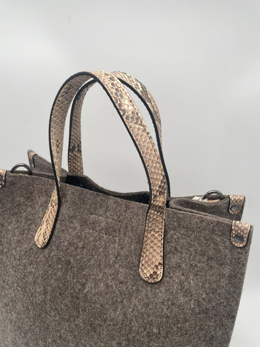 Cashmere felt bag