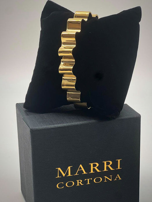 Bracciale 'Onde' h.1 cm misura M ( polso fino a 19 cm)