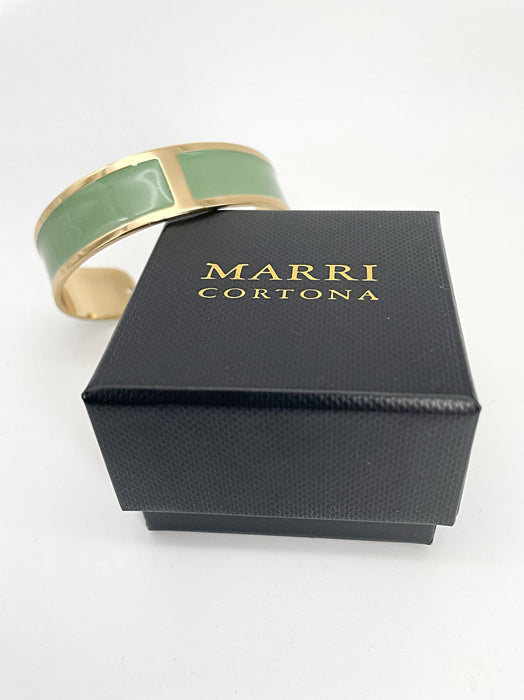 Bracciale Smalto M mm 15 'Menta'
