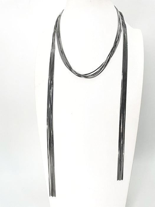 Collana Voila' con 6 Fili ORO NERO