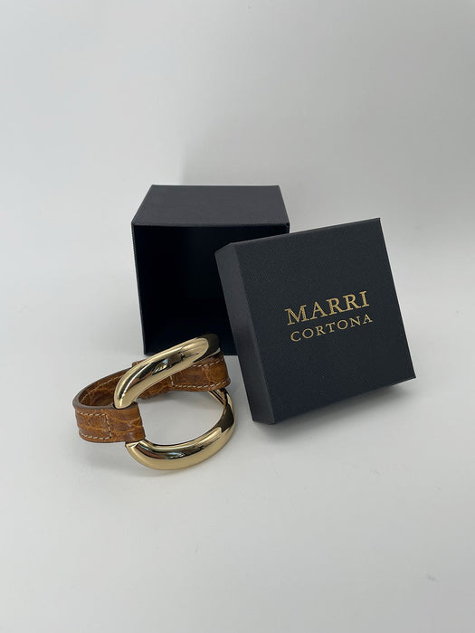 Bracciale Alligator Cognac