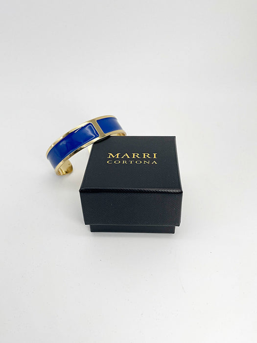 Bracciale Smalto M mm 15 'Blue China'