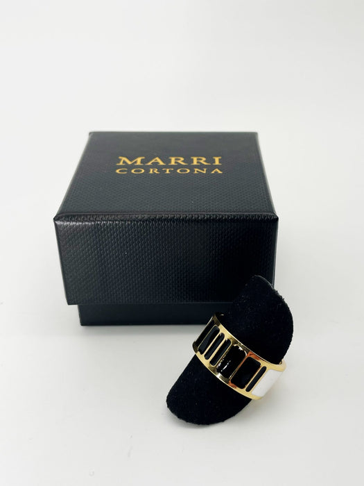 Anello Black & White h1 cm  n.22