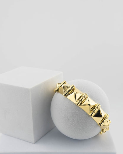 Bracciale  Piramidi e Cerniere taglia S e M