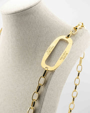 Handcrafted in Tuscany, the MarriCortona Smalto Ellipse Necklace in 18k gold and hand-painted enamel embodies Italian elegance, light, and timeless design.