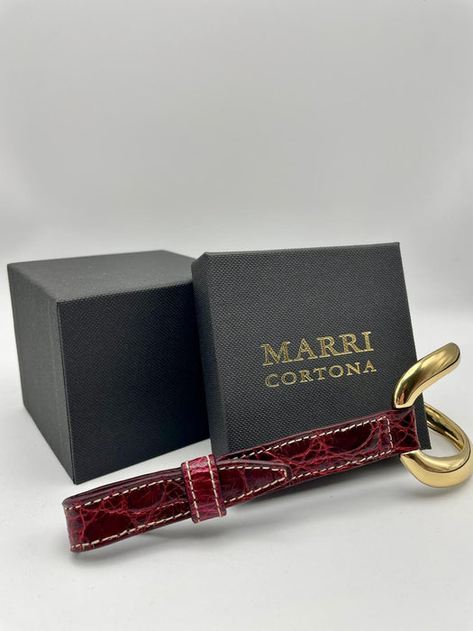 Bracciale Alligator 'Wine Color'