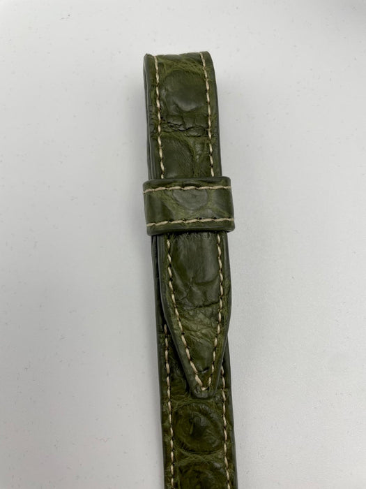 " Military green" Alligator Bracelet