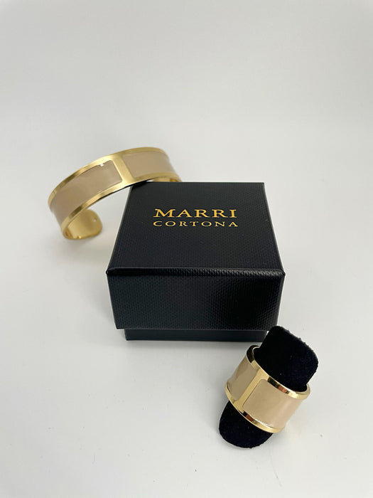 Anello smalto 'Terra'