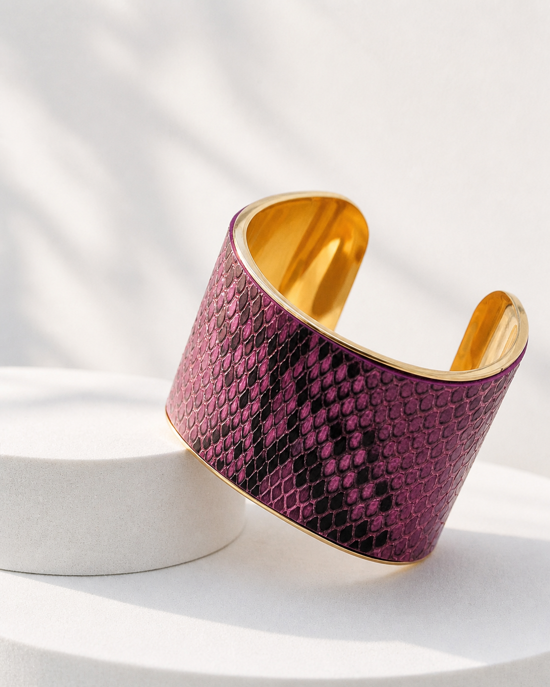 Bracciale Python Lampone