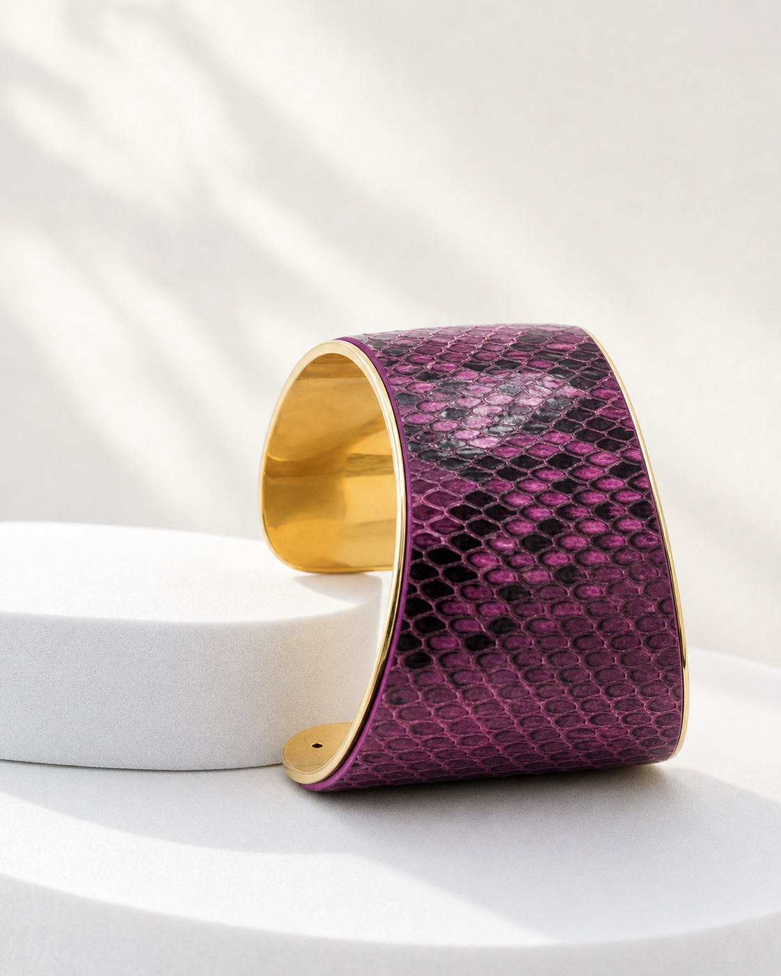 Bracciale Python Lampone