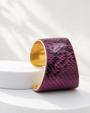 Bracciale Python Lampone
