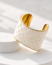 Bracciale Python Latte