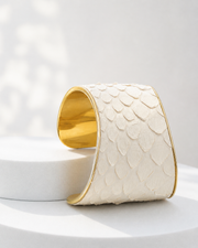 Bracciale Python Latte