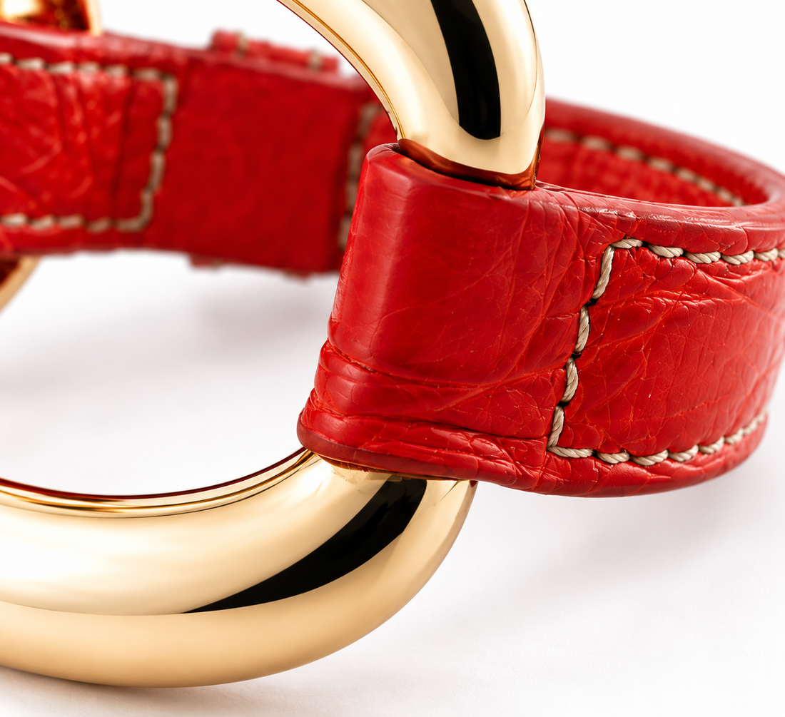 Alligator bracelet 'Orange'