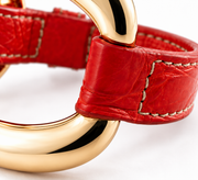 Alligator bracelet 'Orange'