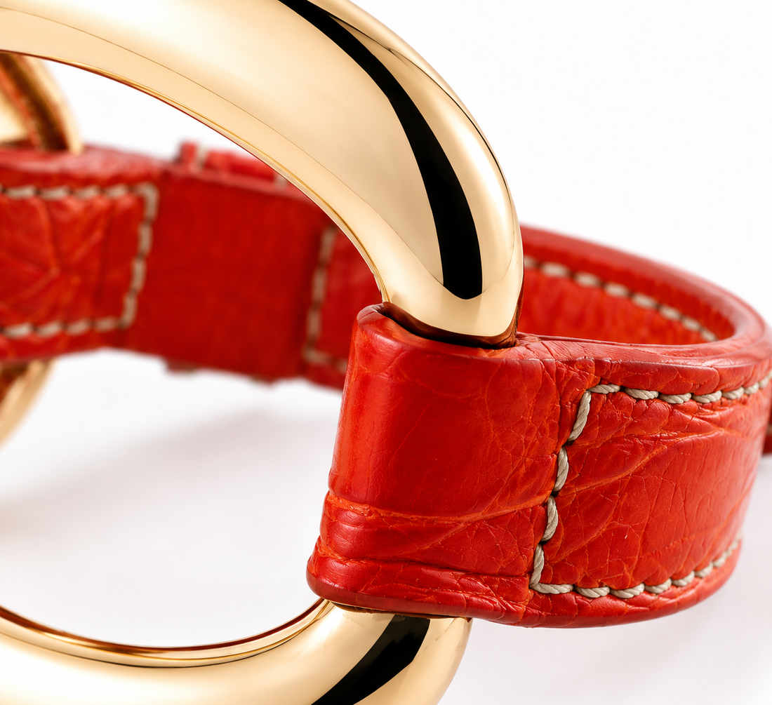 Alligator bracelet 'Orange'