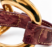 'Cipolla' Alligator Bracelet