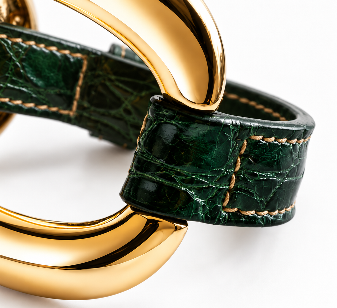 Alligator Bracelet 'Cypress Green'