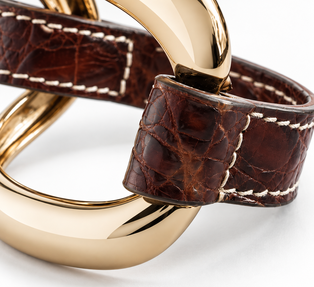 Bracciale Alligator Cuoio