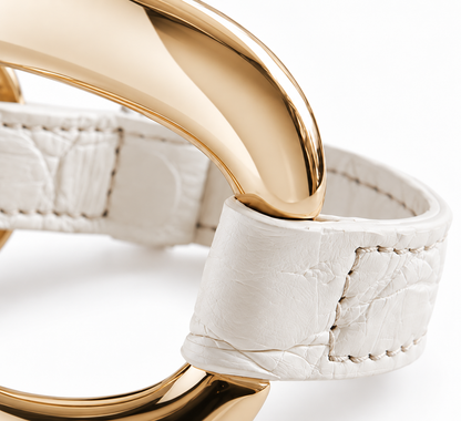 Bracciale Alligator Latte