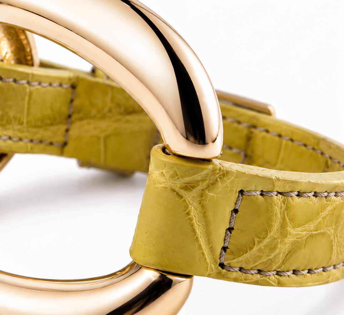 'Lemon' Alligator Bracelet