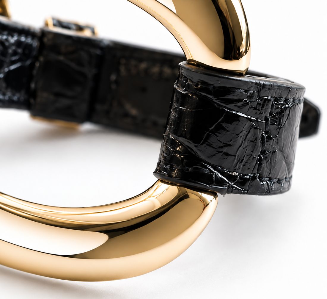 Bracciale Alligator Nero