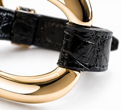 Bracciale Alligator Nero