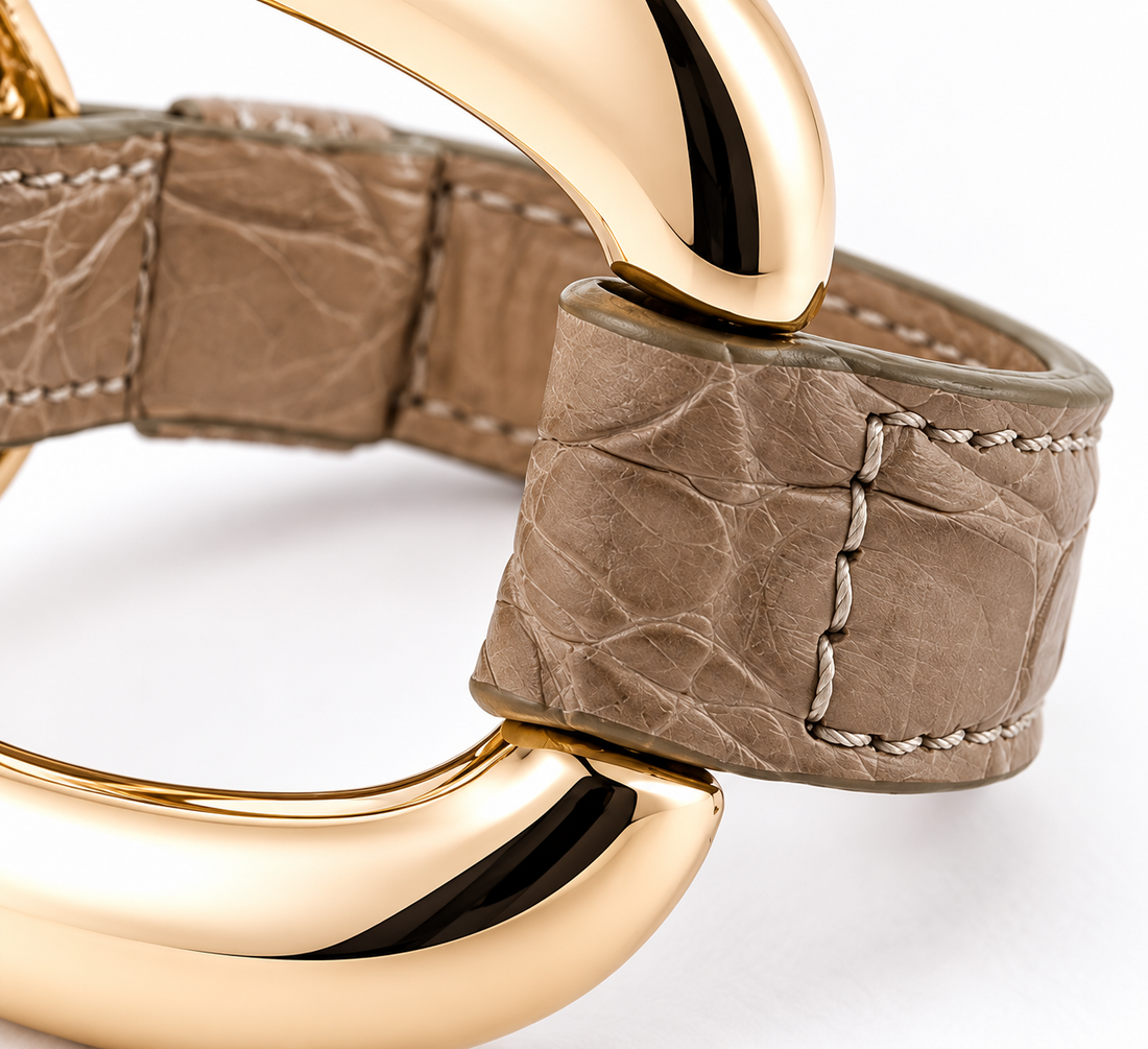 Pulsera de caimán "Tierra"
