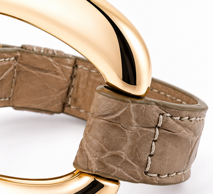 Pulsera de caimán "Tierra"