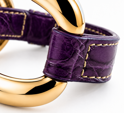 Alligator Bracelet "Plum"