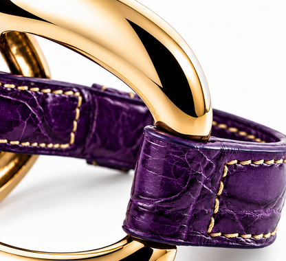 Violet Alligator Strap