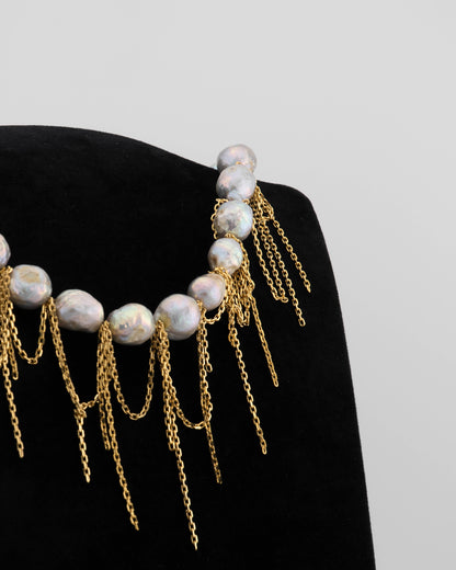 Collana  'Medusa' con perle