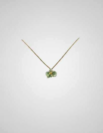 Handcrafted in Tuscany, the Marri Cortona Orchidea Necklace in 18k gold bronze captures the orchid’s grace — elegant, hand-enameled, and timelessly Italian.