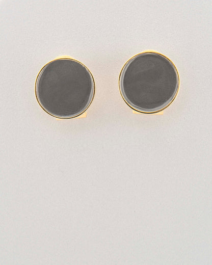 Handcrafted in Tuscany, the MarriCortona Smalto Earrings in 18k gold bronze with hand-painted enamel reflect Italian artistry, color, and timeless elegance.