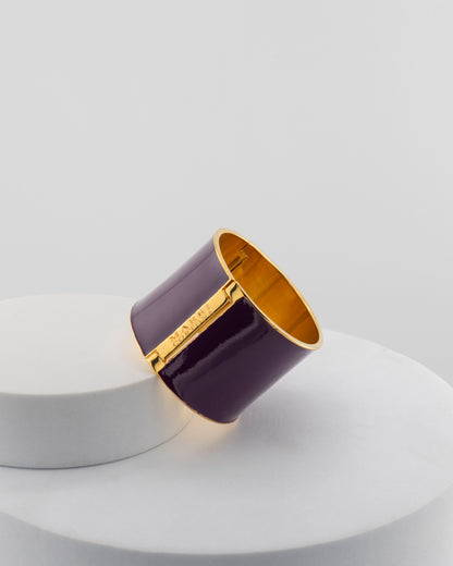 Handcrafted in Tuscany, the MarriCortona Scatto Bracelet in 18k gold bronze with hand-painted enamel blends timeless Italian craftsmanship and modern design.