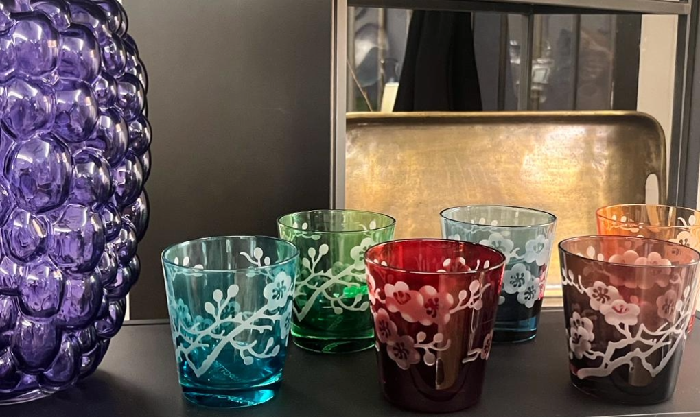 'Blossom' water glasses