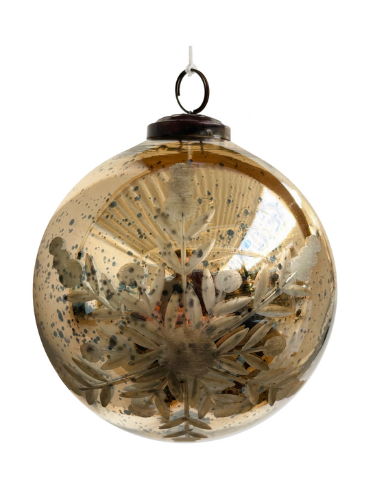 Blown glass decoration ball