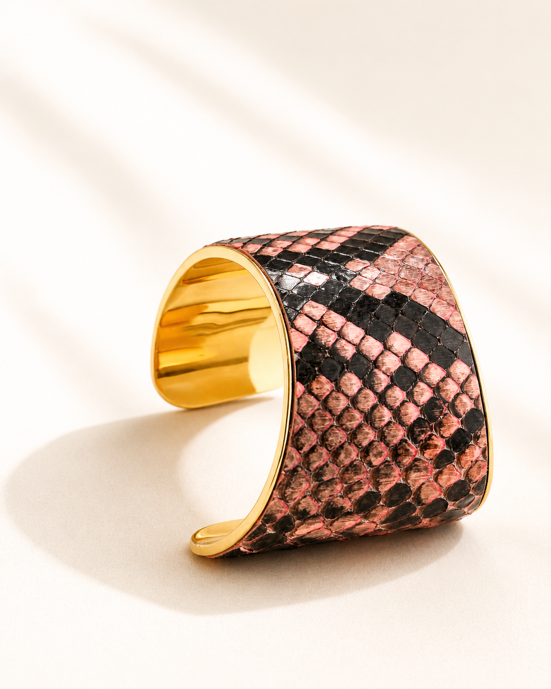 Bracciale Python Rosa Corallo