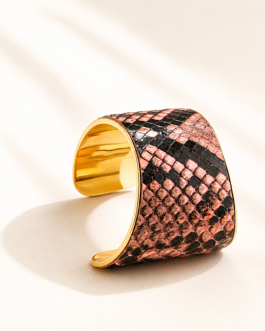 Pulsera Python Rosa Coral