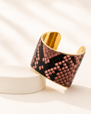 Bracciale Python Rosa Corallo