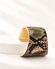 Bracciale Python Salvia e Rosa Antico