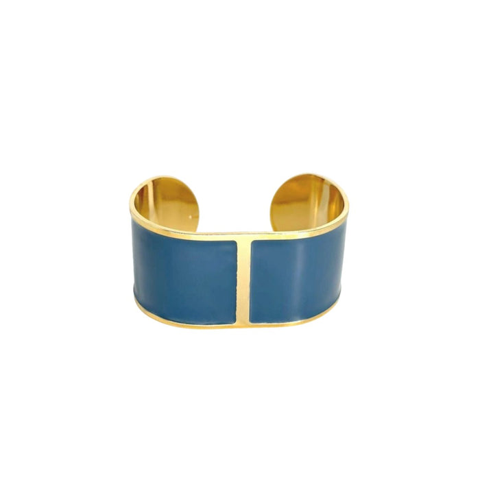 Bracciale Smalto L mm 30 'Blue di Prussia'