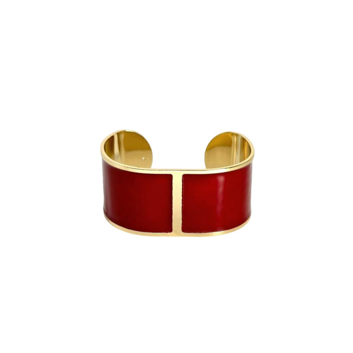 Bracciale Smalto L mm 30 'Burgundy'