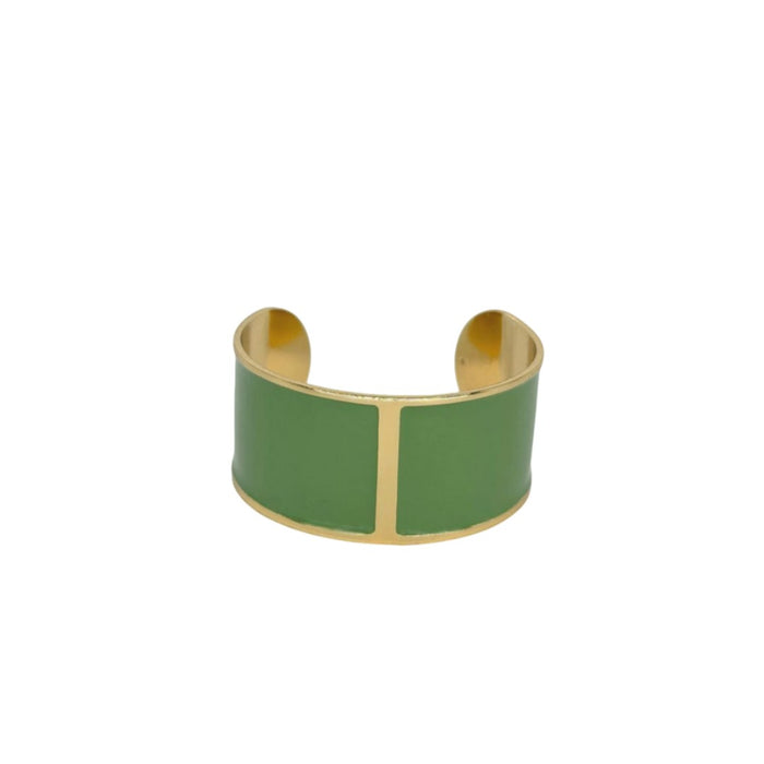 Bracelet Enamel L mm 30 'Green Aloe'