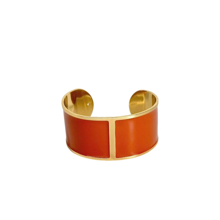 Bracciale Smalto L mm 30 'Foliage'