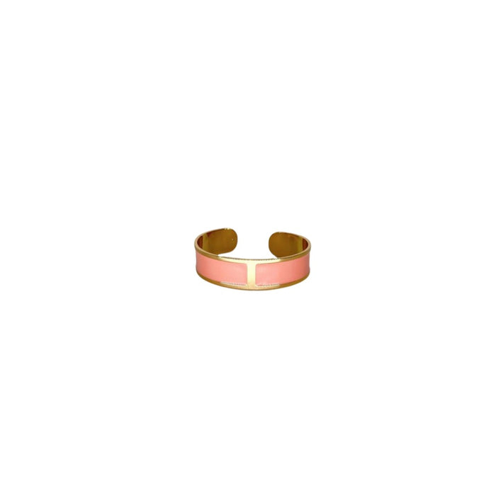 Enamel bracelet M mm 15 'Rosa antico'