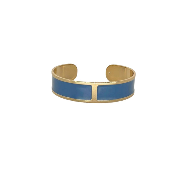Enamel bracelet M mm 15 'Prussian Blue'