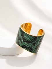 Bracciale Python  Verde Aloe