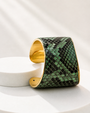 Bracciale Python  Verde Aloe
